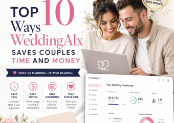 WeddingAIx wedding planning software helping couples save time, money, and stress for a wedding
